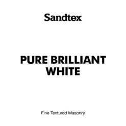 Sandtex® Textured Masonry Paint Pure Brilliant White - 5L -Home Improvement Shop 12807345 1194871506187244