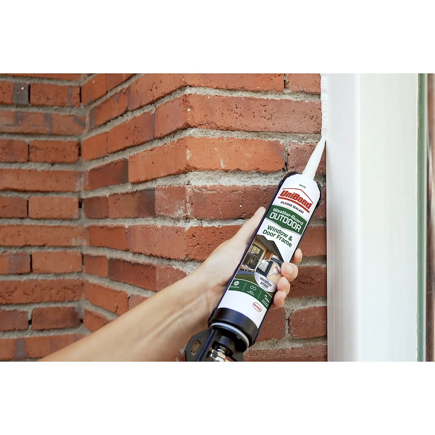 UniBond Window And Door Frame Outdoor Sealant - White Cartridge 392g 5 UniBond Window And Door Frame Outdoor Sealant - White Cartridge 392g - Image 3