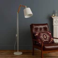 Caleb Floor Lamp - White -Home Improvement Shop 12809239 8234832987395329