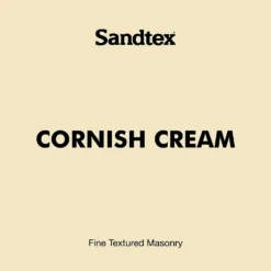 Sandtex® Textured Masonry Paint Cornish Cream - 5L -Home Improvement Shop 12809504 1154871503778682