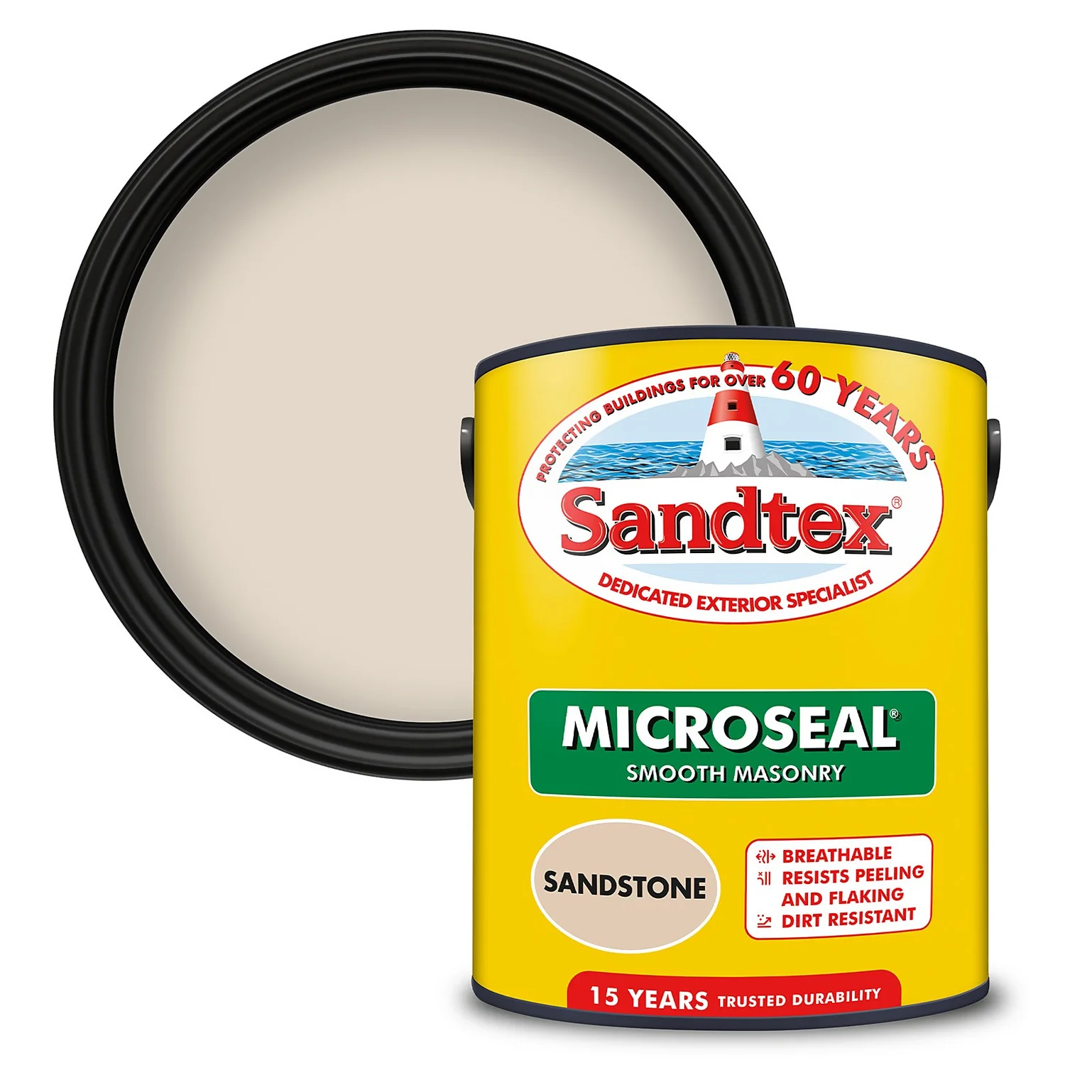 Sandtex® Ultra Smooth Masonry Paint Sandstone - 5L 3 Sandtex® Ultra Smooth Masonry Paint Sandstone - 5L