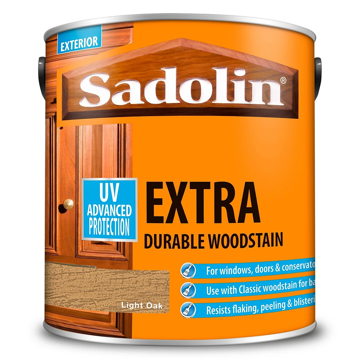 Sadolin Extra Durable Woodstain Light Oak - 2.5L 8 Sadolin Extra Durable Woodstain Light Oak - 2.5L - Image 6