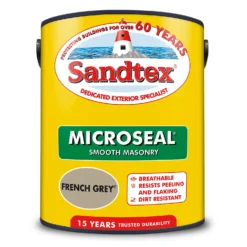 Sandtex® Ultra Smooth Masonry Paint French Grey - 5L 19 Sandtex® Ultra Smooth Masonry Paint French Grey - 5L -Home Improvement Shop 12813522 1994871812664931