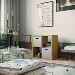 Clever Cube Fabric Insert - Woven Silver 8 Clever Cube Fabric Insert - Woven Silver -Home Improvement Shop 12816126 6534929107265912