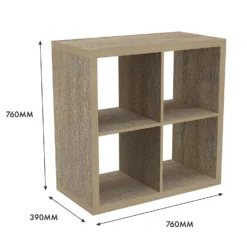 Clever Cube 2x2 Storage Unit - Oak 13 Clever Cube 2x2 Storage Unit - Oak -Home Improvement Shop 12816153 4935014368206655