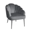 Sophia Scallop Occasional Chair - Grey -Home Improvement Shop 12838886 1074841227080300