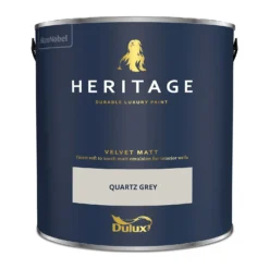Dulux Heritage Matt Emulsion Paint Quartz Grey - 2.5L -Home Improvement Shop 12881991 1904843781718249