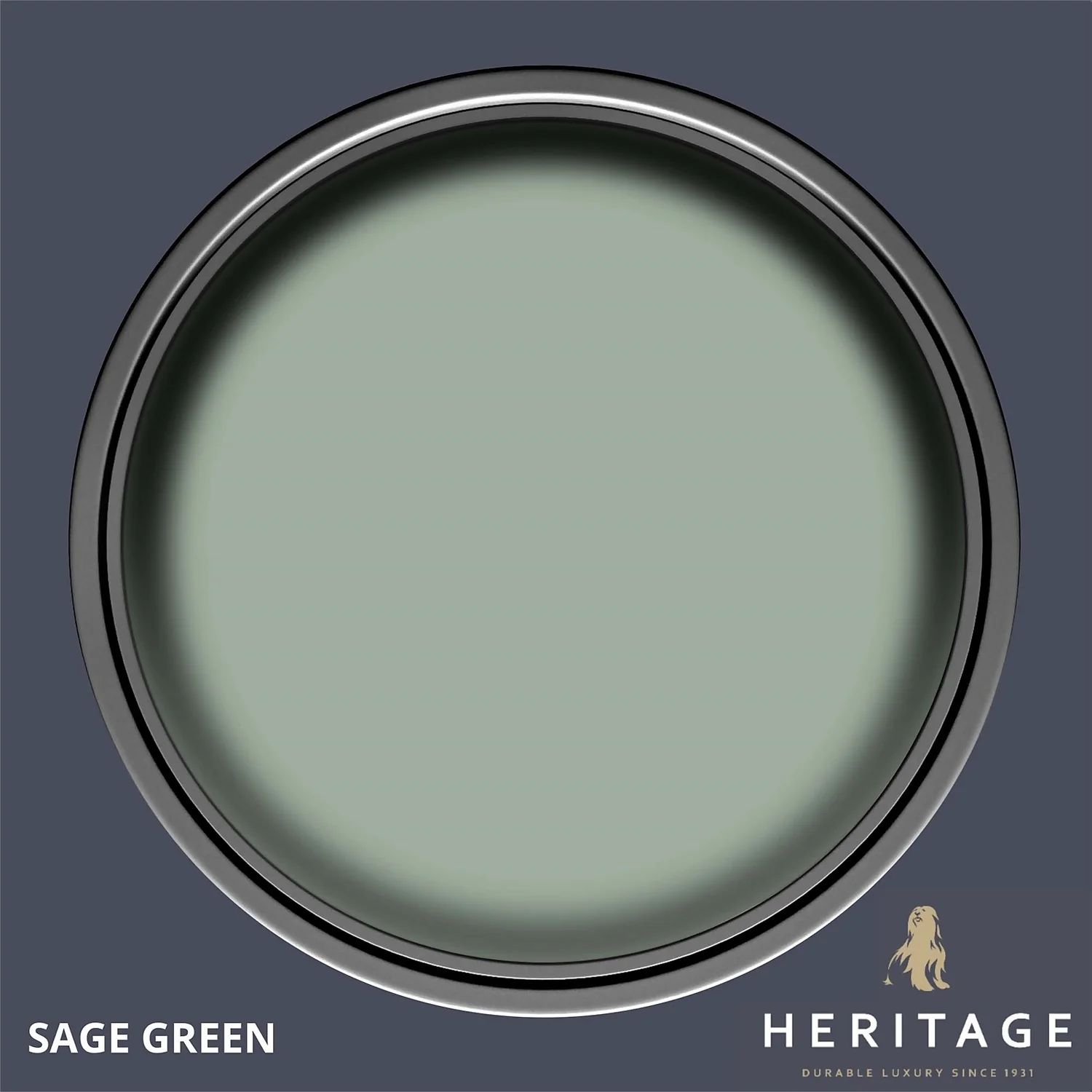 Dulux Heritage Matt Emulsion Paint Sage Green - 2.5L 5 Dulux Heritage Matt Emulsion Paint Sage Green - 2.5L - Image 3