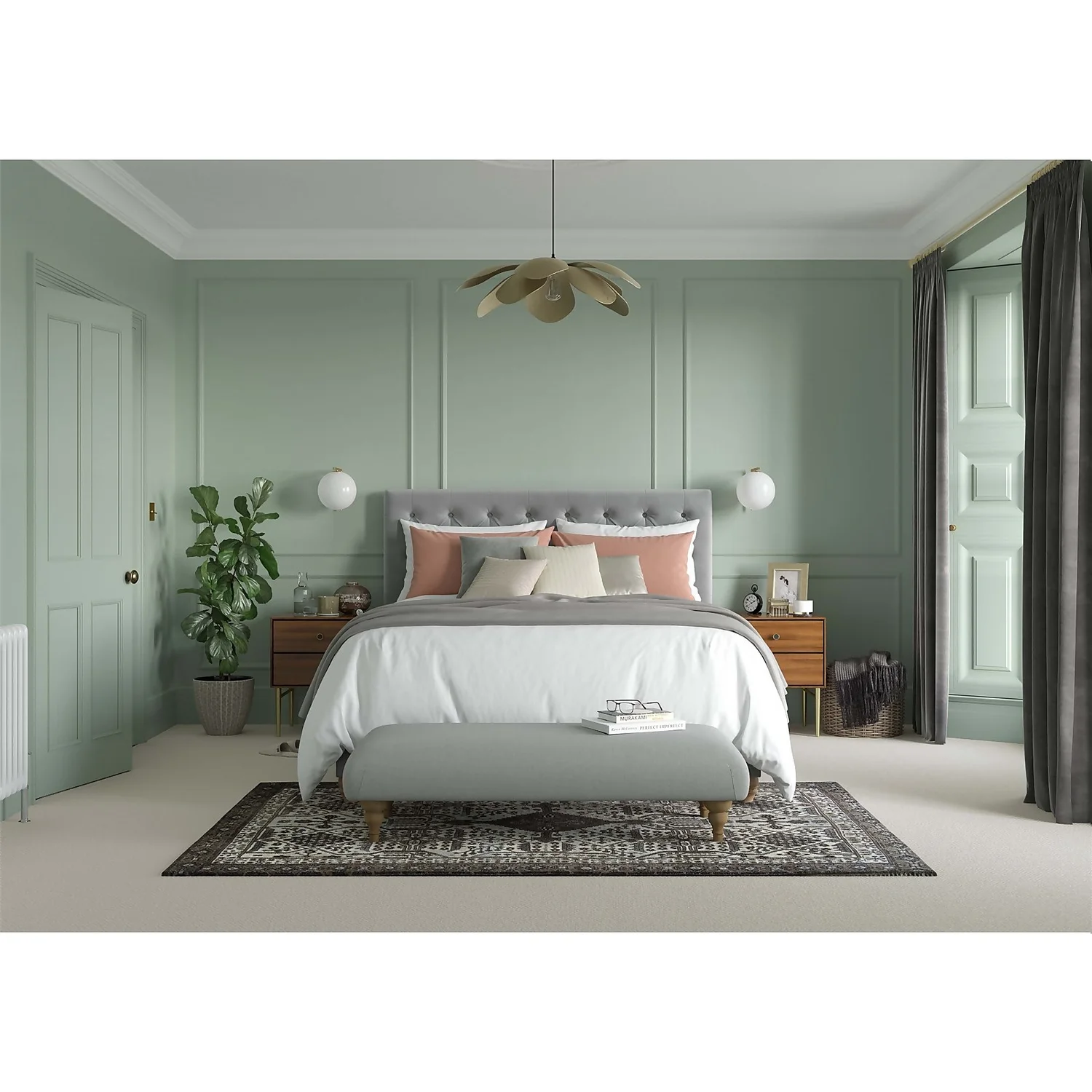 Dulux Heritage Matt Emulsion Paint Sage Green - 2.5L 11 Dulux Heritage Matt Emulsion Paint Sage Green - 2.5L - Image 9
