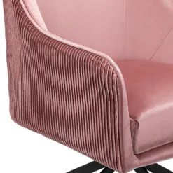 Pia Pleat Swivel Chair - Rose -Home Improvement Shop 12882869 1324887373410543