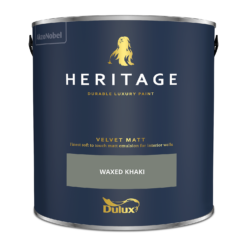 Dulux Heritage Matt Emulsion Paint Waxed Khaki - 2.5L -Home Improvement Shop 12899143 1544847684711196