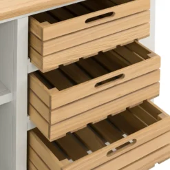 Ashstead Small Sideboard - Oak & Ivory -Home Improvement Shop 12917103 1734897162955025