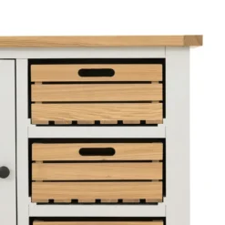 Ashstead Small Sideboard - Oak & Ivory -Home Improvement Shop 12917103 1854897162869936