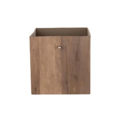 Clever Cube Timber Front Insert - Faux Dark Wood -Home Improvement Shop 12932956 8174900282792578