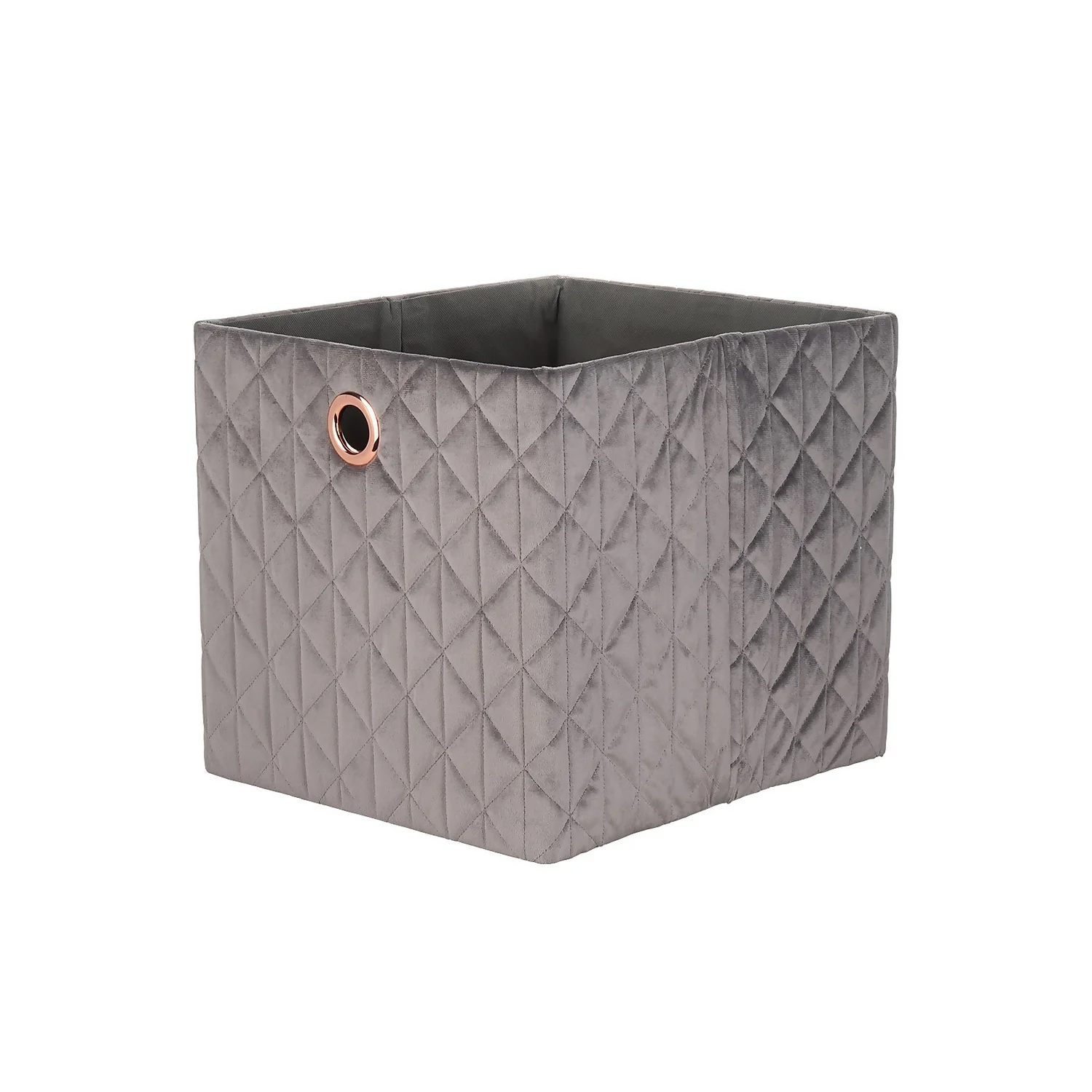 Clever Cube Quilted Velvet Insert - Grey 3 Clever Cube Quilted Velvet Insert - Grey