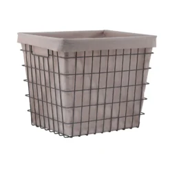 Clever Cube Wire Insert Charcoal Storage Basket