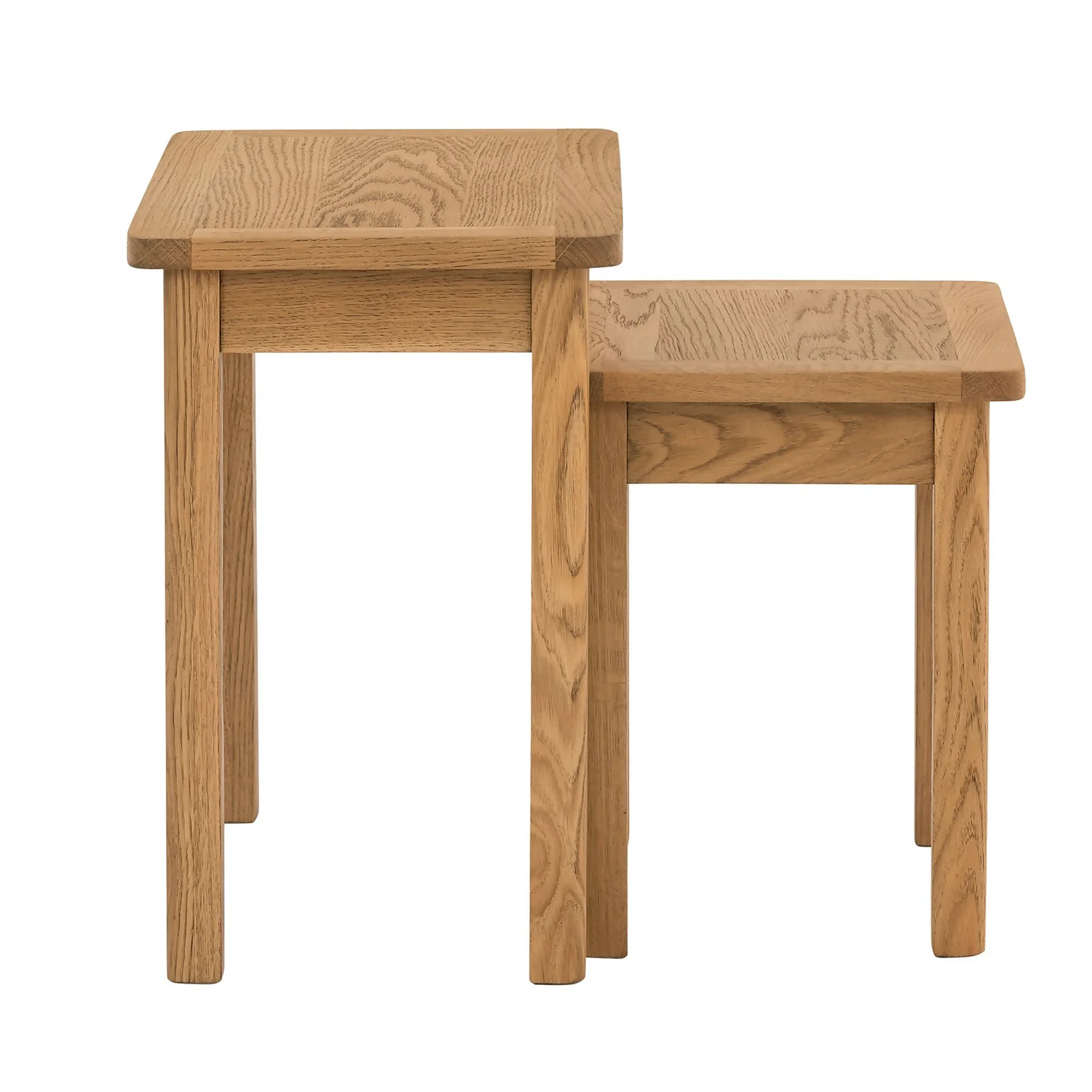 Norbury Nest Of 2 Tables - Oak 4 Norbury Nest Of 2 Tables - Oak - Image 2