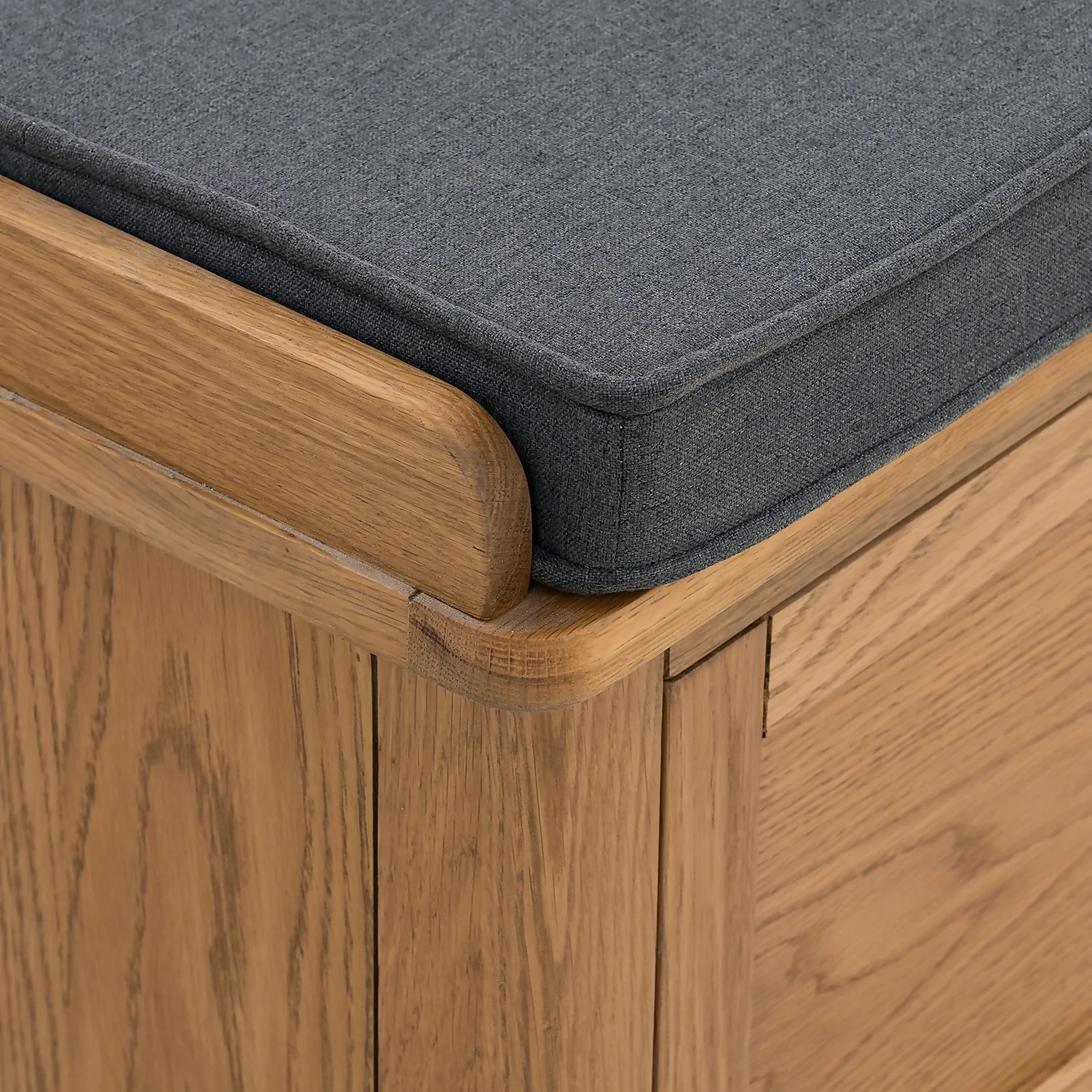 Norbury Hallway Bench - Oak 11 Norbury Hallway Bench - Oak - Image 9