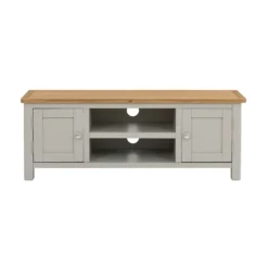Norbury Wide TV Stand - Grey -Home Improvement Shop 12940856 1854889184040965