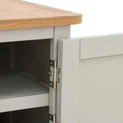 Norbury Wide TV Stand - Grey -Home Improvement Shop 12940856 1874873338523752