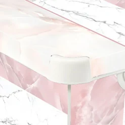 Curver Stockholm Mixed Marble Deco Storage Box - Pink & White 22L -Home Improvement Shop 13148481 3484896660241833