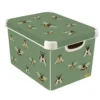 Curver Stockholm Bees Deco Storage Box - Green - 22L 1 Curver Stockholm Bees Deco Storage Box - Green - 22L -Home Improvement Shop 13169626 1084898511788397