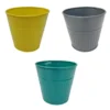 Ribbed Planter (3 Colour Mix) - 18cm -Home Improvement Shop 13193953 1284933504304811