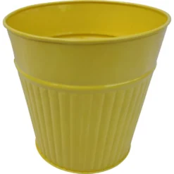 Ribbed Planter (3 Colour Mix) - 18cm -Home Improvement Shop 13193953 1414933504325490