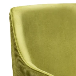 Pia Pleat Swivel Chair - Olive -Home Improvement Shop 13222763 1654940701676772
