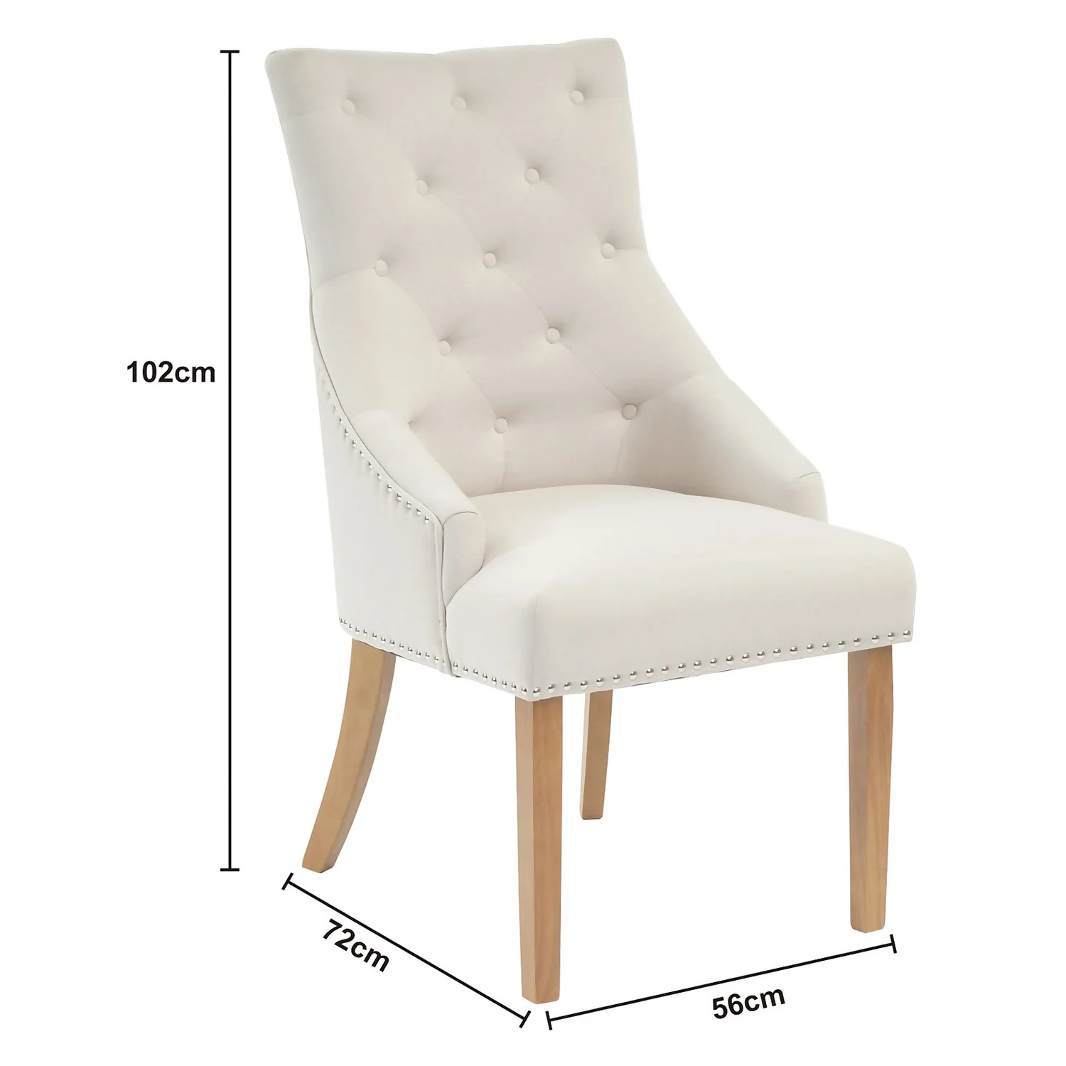 Annabelle Dining Chairs - Set Of 2 - Natural 11 Annabelle Dining Chairs - Set Of 2 - Natural - Image 9