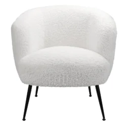 Tori Boucle Tub Chair - White 11 Tori Boucle Tub Chair - White -Home Improvement Shop 13224150 3994919264467773