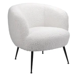 Home Improvement Shop 16 Tori Boucle Tub Chair - White