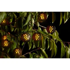 10 Solar Flame String Lights -Home Improvement Shop 13277432 8114944632637867