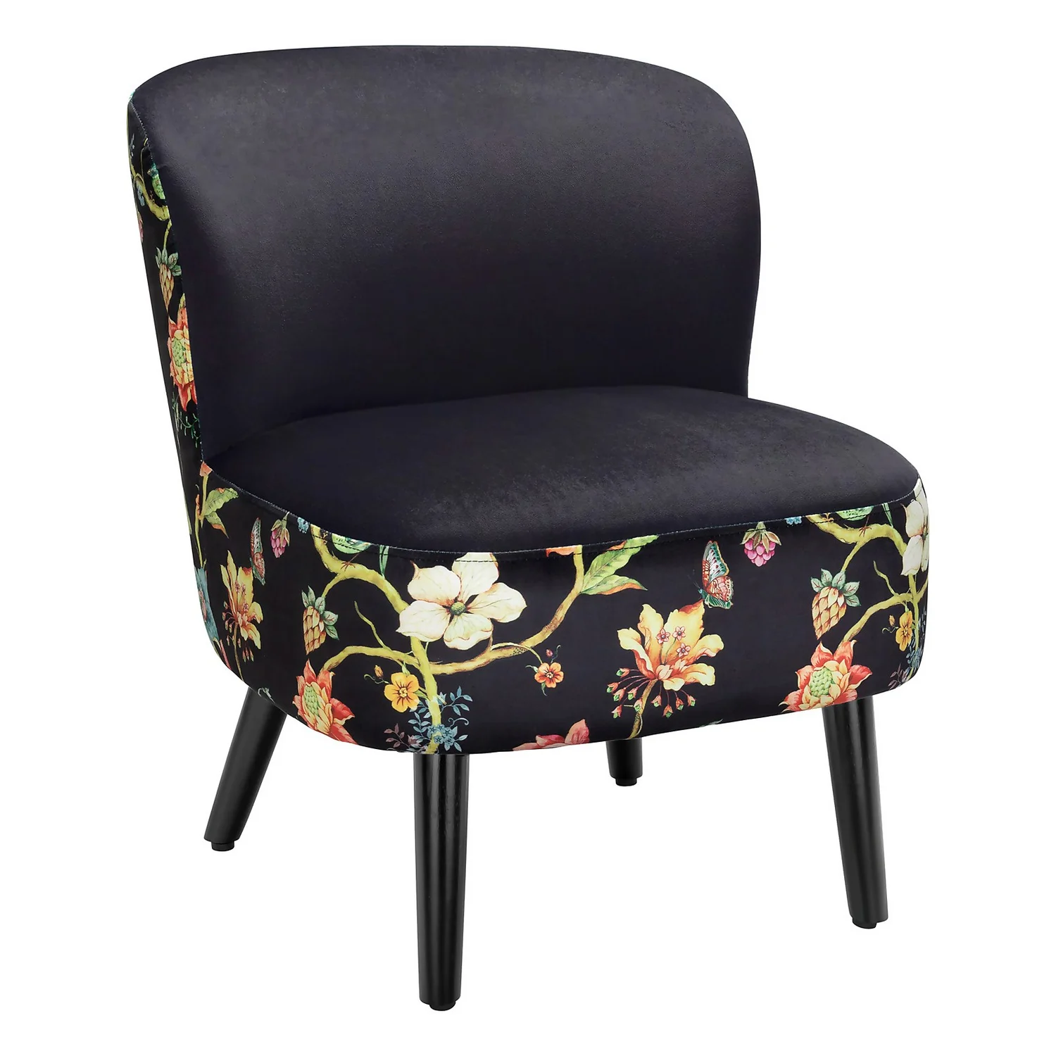 Amy Occasional Chair - Curiosity Navy 3 Amy Occasional Chair - Curiosity Navy
