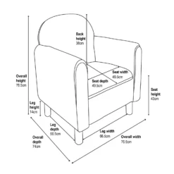Barry Boucle Armchair - Cream -Home Improvement Shop 13644170 1375018742914622