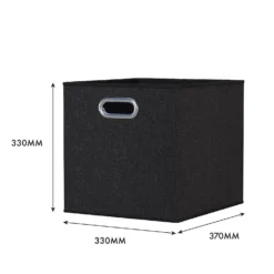 Clever Cube Fabric Insert - Set Of 2 - Woven Pepper 11 Clever Cube Fabric Insert - Set Of 2 - Woven Pepper -Home Improvement Shop 13911401 1444981913042289