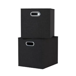 Clever Cube Fabric Insert - Set Of 2 - Woven Pepper