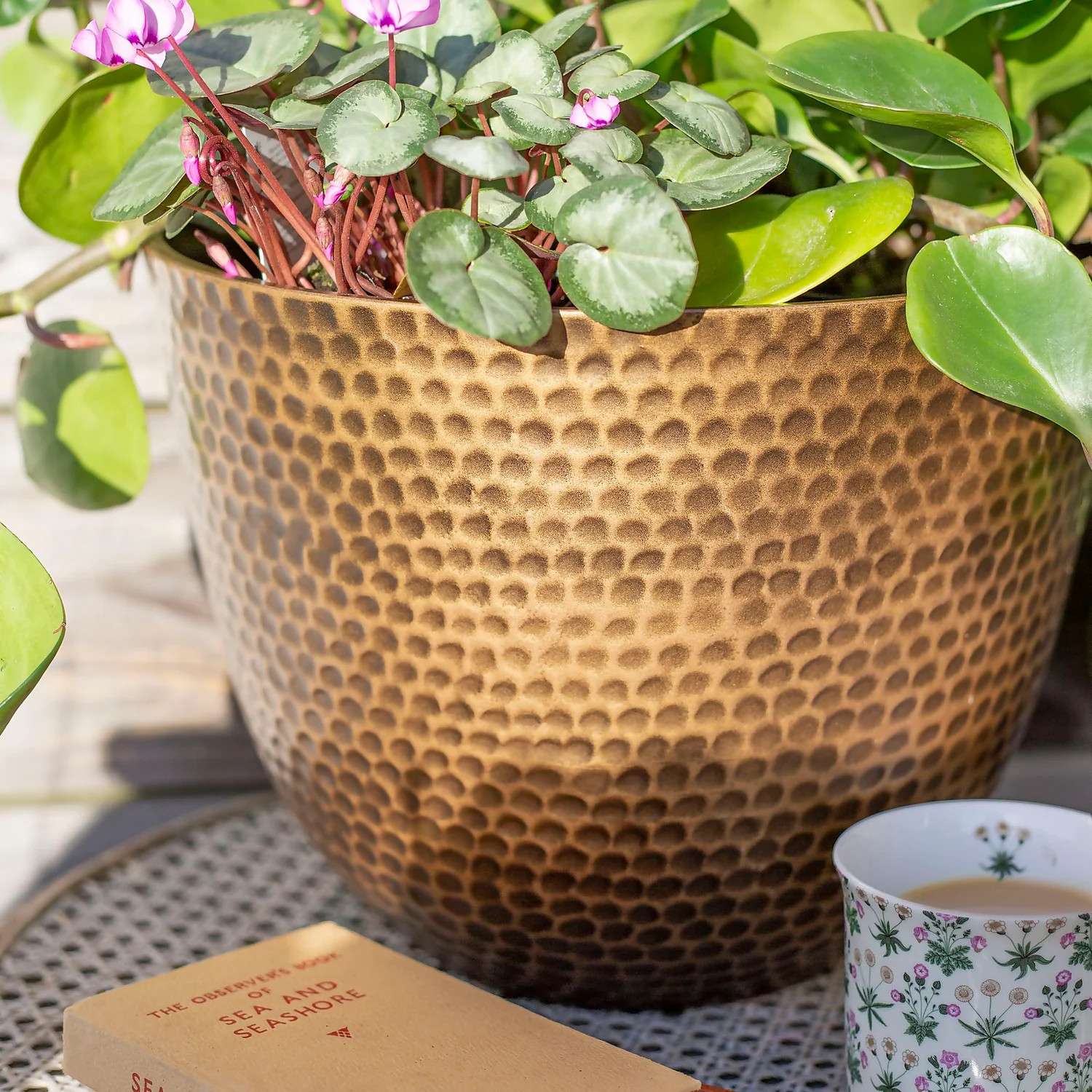 Suva Hammered Pot Bronze - 38cm 5 Suva Hammered Pot Bronze - 38cm - Image 3