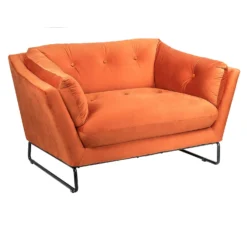 Home Improvement Shop 12 The Snuggler Button Chair - Burnt Orange