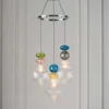 Elgin Cluster Pendant Ceiling Light - Multicoloured & Chrome -Home Improvement Shop 14301808 1985038439364414