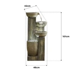 Stylish Fountain Ash Columns Water Feature With LEDs 13 Stylish Fountain Ash Columns Water Feature With LEDs -Home Improvement Shop 14519359 5615047822695786